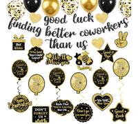 Pre-Strung Good Luck Finding Better Coworker Than Us Going Away Party Decorations We Will Miss You Decorations Farewell Decorations Party Goodbye Party Decorations with We Will Miss You Banner Hanging