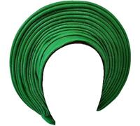 Pre Tied African Headties Hat Turban Cap for Women Nigerian Head Tie Auto Gele Head Wrap for Wedding Party-200G, Green, One Size