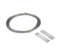 Pre-Tied Loop Fishing Leader Wire 7.5ft Anti-Corrosion | Pre-tied loop on butt end, easy connection to fly lines, secure attachment, quick setup
