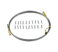 Pre-Tied Loop Fishing Leader Wire 7.5ft Anti-Corrosion | Pre-tied loop on butt end, easy connection to fly lines, secure attachment, quick setup