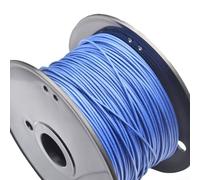 Pre-tinned 1 Meter Stranded Copper Guitar Wire with Waxed Cotton Outer Braid for Period-Correct Wiring Jobs (Blue)