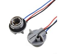 Pre-Wired 1157 BAY15D Bulb Sockets 2PCS, High Heat Resistance Adapter for Brake Turn Signal Lights, Compatible with P21/5W 1016 1053 1152 1154 1158 1493 2057 3497 7528 Dual Filament