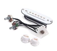 Pre-wired 4-String Single Coil Electric Guitar Pickup With Harness Volume Tone Knobs And Pots Electric Guitar Parts Replacement
