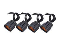 Pre wired Coil Pack Plug Compatible With Mitsubishi For Galant 2.4L L4 2004-2012 For Eclipse 2.4L L4 2006-2012 Ignition Coil Connector Wiring Harness MR994642(4pcs)