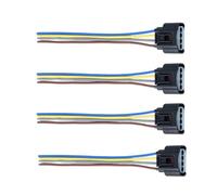Pre wired Coil Pack Plug Compatible With Pontiac For Vibe L4 2.4L 2003 2004 2005 2006 2007 2008 2009 2010 Ignition Coil Wiring Connector Harness 9091902234