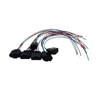 Pre Wired Coil Pack Plug Compatible With TT TTS TTRS 1.8T 2.0T 2.5T 2000-2014 6pcs Ignition Coil Connector Harness Plug 480973724 1J0973724 07K905715F(6pcs with Wires)