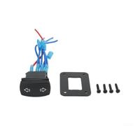 Pre-Wired for toggle Switch Panel 7-Pin Aluminum Alloy Console with Dual Color LED for Automotive Yacht Trailer Tractor Systems 12V 24V(B)