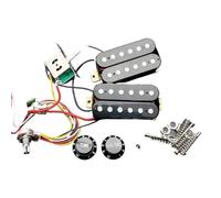 Pre Wired Guitar Harness 1 Set Wiring Harness Prewired 2T1V SSS/SSH 1T1V HH Humbucker Pickup For ST Guitar(HH A)
