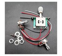 Pre Wired Guitar Harness 2 Pickups Wiring Harness Prewired 1T1V 500K Pots For FD TL Replacement Guitar Accessories(White)