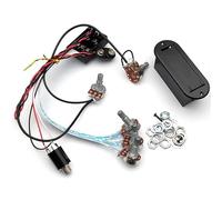 Pre Wired Guitar Harness 2-stage/3-stage Bass Active Wiring Harness Master Volume High Medium And Low Frequency Control Guitar Wiring Harness(3-band)
