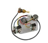 Pre Wired Guitar Harness Guitar Pickups 4C Wiring Harness Push-pull Single Cut Set For Guitar Parts Guitar Pre-wiring(Gold B)