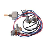 Pre Wired Guitar Harness Suitable For LP Electric Guitar Circuit Assembly Three-speed Circuit Upgrade And Modification Accessories(Yellow)