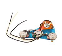 Pre-Wired Guitar Wiring Harness, Solderless Design Pickguard Prewired Replacement Set Easy Install Electric Guitar Parts Accessories for Enhanced Tone & Performance Upgrade