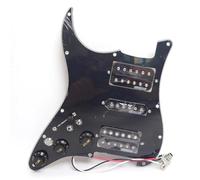 Pre-wired Pickguard Left Handed Guitar for Fender Stratocaster Guitar Loaded Split Coil Humbucker Pickups with Mute Switch Replacement Parts for Electric Guitars