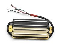 Pre-Wired Pickup Harness Kit 2-Dual Blade Electric Guitar High Output Track Type Four Coil Humbucker Pickup(Zebra)