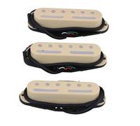 Pre-Wired Pickup Harness Kit 3PCS Yellow 48/50/52mm Single Coil Pickup To Humbucker Electric Guitar(Yellow)