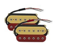 Pre-Wired Pickup Harness Kit 6-String Electric Guitar Pickups Humbucker Dual In Line Adjustable Coil Splitting Pickup(B+N 5)