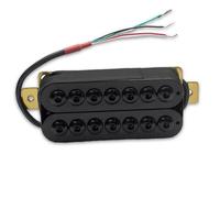 Pre-Wired Pickup Harness Kit 7 String Electric Guitar Big Hex Adjustable Screw Dual Coil Pickup Coil Splitting Pickup N8.5K/B14K Output Guitar Part(Neck A)