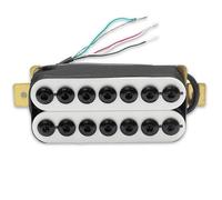 Pre-Wired Pickup Harness Kit 7-String Electric Guitar Humbucker Big Hex Adjustable Screw Dual Coil Pickup Coil Splitting Pickup N8.5K/B14K Output(Bridge)