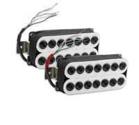 Pre-Wired Pickup Harness Kit 7-String Electric Guitar Humbucker Big Hex Adjustable Screw Dual Coil Pickup Coil Splitting Pickup N8.5K/B14K Output(B+N Set)