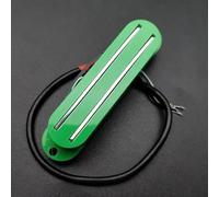 Pre-Wired Pickup Harness Kit Alnico V Mini Humbucker Pickup Twin Blade Pickup Mini Dual Rail 9K For Electric Guitar Replacement Multi Colour(Green)