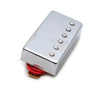 Pre-Wired Pickup Harness Kit Applicable To Six-string LP Electric Guitar Double-coil Semi-enclosed Copper Shell Pickup Single Row 69.5X39MM Bridge(Neck B)