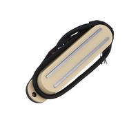 Pre-Wired Pickup Harness Kit Black 4 Wire Magnetic Dual Rail Humbucker Pickup Electric Guitar Double Coil Pickup(Beige)