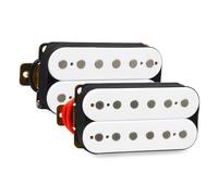 Pre-Wired Pickup Harness Kit Double Coil Neck Bridge Pickup For ST IBZ Electric Guitar High Power No Background Noise Upgrade DIY Modification(Set A)