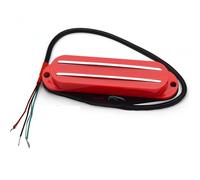 Pre-Wired Pickup Harness Kit Double Coil Pickup Single Coil Specification Small Double Track Pickup Alnico 5 Magnet Suitable For ST Electric Guitar(Red)