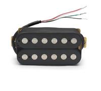 Pre-Wired Pickup Harness Kit Electric Guitar Big Pole Piece Dual Coill Guitar Pickup With 4 Conduct Cable Coil Splitting Neck Bridge(Bridge A)