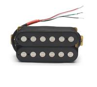 Pre-Wired Pickup Harness Kit Electric Guitar Big Pole Piece Dual Coill Guitar Pickup With 4 Conduct Cable Coil Splitting Neck Bridge(Neck A)