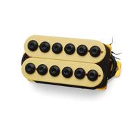 Pre-Wired Pickup Harness Kit Electric Guitar Double Coil Pickup Double Block Pickup 4-wire Yellow And Black Double Electric Guitar Pickup(Bridge E)