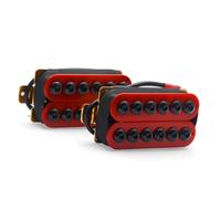 Pre-Wired Pickup Harness Kit Electric Guitar Double Coil Pickup Double Block Pickup 4-wire Yellow And Black Double Electric Guitar Pickup(Set H)