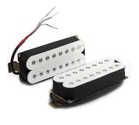 Pre-Wired Pickup Harness Kit Electric Guitar Double Coil Pickup Guitar 8-string Double Block Pickup With Frame(B+N B)