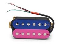 Pre-Wired Pickup Harness Kit Electric Guitar Humbucker 12 Adjustable Hex Screw Dual Coil For 6 String Guitar Coil Spliting Pickup N7.5K/B15K Output(N 2)