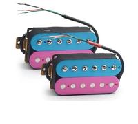 Pre-Wired Pickup Harness Kit Electric Guitar Humbucker 12 Adjustable Hex Screw Dual Coil For 6 String Guitar Coil Spliting Pickup N7.5K/B15K Output(B+N 1)