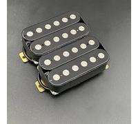 Pre-Wired Pickup Harness Kit Electric Guitar Humbucker Big Pole Piece Dual Coill Guitar Pickup With 4 Conduct Cable/Coil Splitting(Set A)