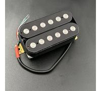 Pre-Wired Pickup Harness Kit Electric Guitar Humbucker Big Pole Piece Dual Coill Guitar Pickup With 4 Conduct Cable/Coil Splitting(Neck A)