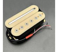 Pre-Wired Pickup Harness Kit Electric Guitar Humbucker Blade And Hex Screw Adjusting Dual Coil Guitar Pickup With 4 Conduct Cable/Coil Splitting(Neck D)