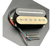 Pre-Wired Pickup Harness Kit Electric Guitar Humbucker BLADE/Hex Screw Adjusting Dual Coil Guitar Pickup With 4 Conduct Cable Coil Splitting(Neck B)