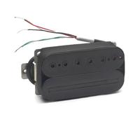 Pre-Wired Pickup Harness Kit Electric Guitar Humbucker Blade/Hex Screw Adjusting Dual Coil Pickup With 4 Conduct Cable/Coil Splitting AlnicoII Black