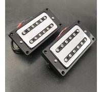 Pre-Wired Pickup Harness Kit Electric Guitar Pickup Brass Cover Coil Splitting Pickup Humbucker Dual Coil Pickups With Frame N7.5K/B15K Output Black