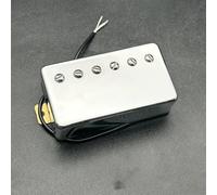 Pre-Wired Pickup Harness Kit Electric Guitar Pickup Gold/Chrome Neck Bridge Pickup For LP Electric Guitar Brass Cover Guitar Pickup(Bridge A)