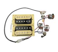Pre-Wired Pickup Harness Kit Electric Guitar Pickup Guitar Pickups SD Humbucker Pickup 4C Harness 2V1T Set(YE 2V1T)
