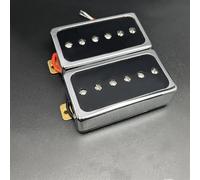 Pre-Wired Pickup Harness Kit Electric Guitar Pickup Humbucker Size Single Coil Pickup Neck And Bridge Guitar Parts And Accessories Chrome/Gold(B+N A)