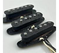 Pre-Wired Pickup Harness Kit For Electric Guitar Pickup Set SSS Handwound Alnico 5 80's Style Single Coil Pickups(48)