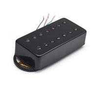 Pre-Wired Pickup Harness Kit For LP Electric Guitar Double Wireframe Pickup Gold Chrome Seven-String Electric Guitar Pickup Set Length 58mm62(Neck A)