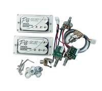 Pre-Wired Pickup Harness Kit For LP Standard Alnico 5 Push-pull 2V1T Wire Harness Electric Guitar Humbucking Pickup 1 Set(D)