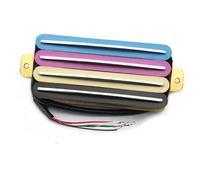 Pre-Wired Pickup Harness Kit Hot Rail 2-Dual Blade Electric Guitar 18K High Output Track Type Four Coil Humbucker Pickup Multi Color(Rainbow)
