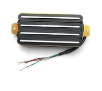 Pre-Wired Pickup Harness Kit Hot Rail 2-Dual Blade Electric Guitar High Output Track Type Four Coil Humbucker Pickup(Black 2)